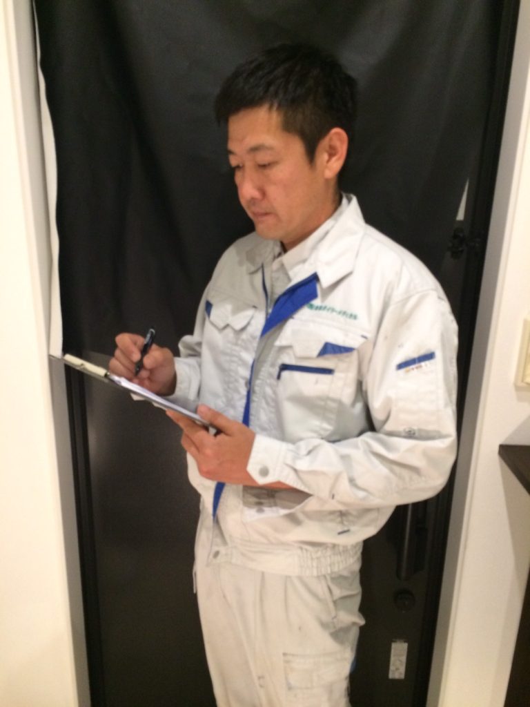 現地調査・お見積りの施工写真